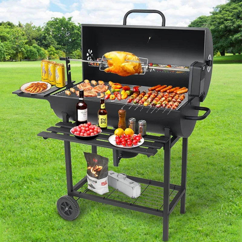 Barbecue grill, household outdoor grill, barbecue charcoal grill