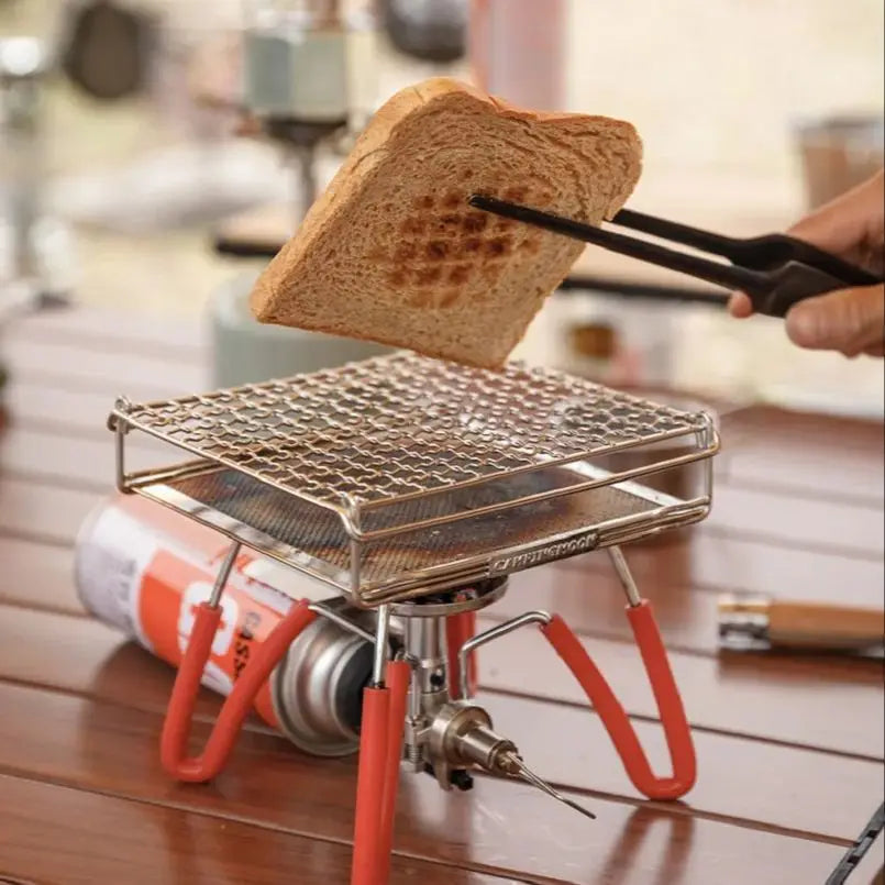 Campingmoon US1312 US1615 Steel Grill Net Mat Portable Camping Picnic Stove Toast Pad
