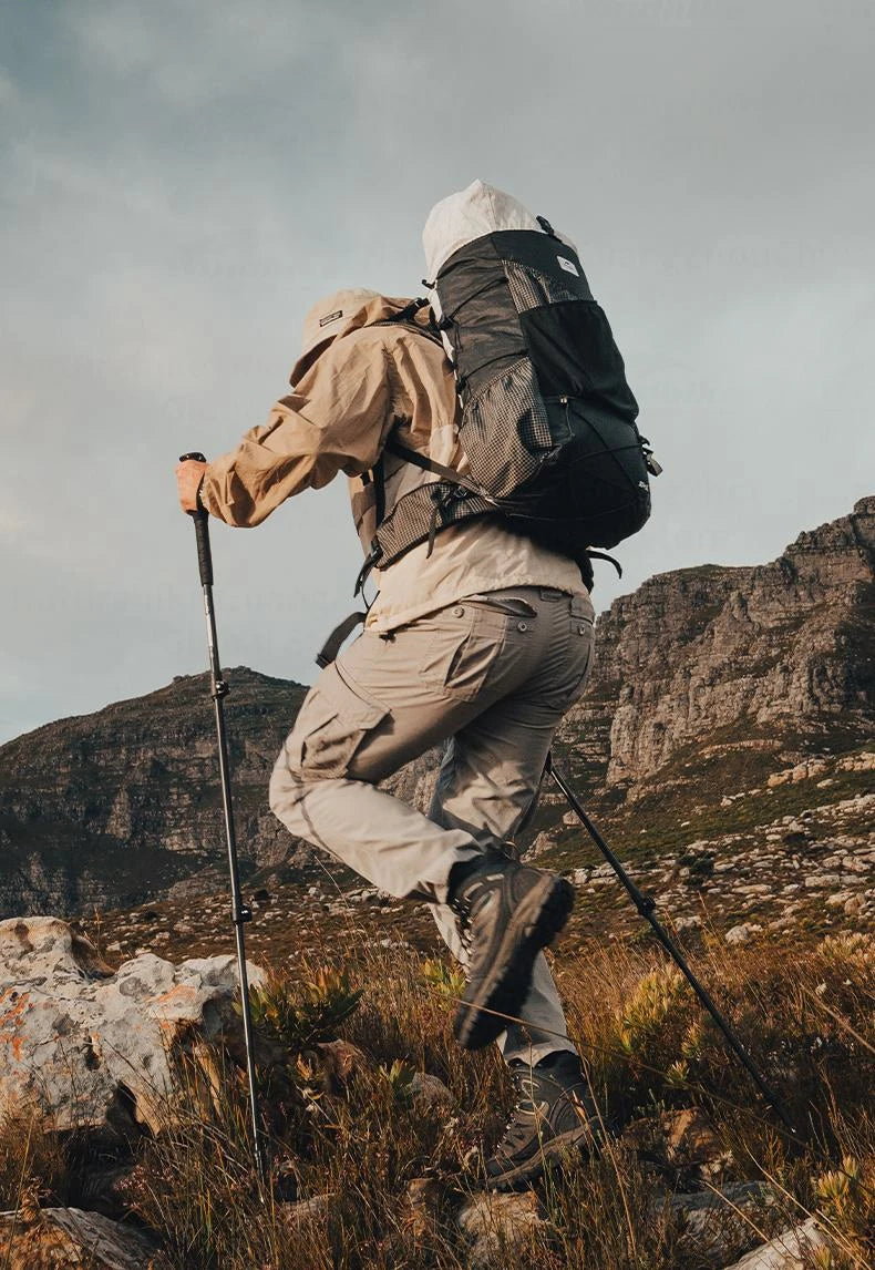 Naturehike ST03 7075 Aluminium Alloy Folding Trekking Pole Walking Stick Climbing Retractable 3 Sections Telescopic Alpenstocks