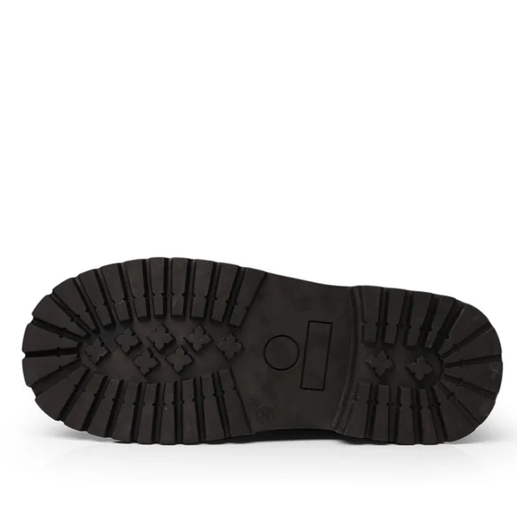 Men's High Top Motorcycle Boots Autumn and Winter Fashion Outdoor Collision Resistant Anti Slip Soft Sole Casual Leather Boots