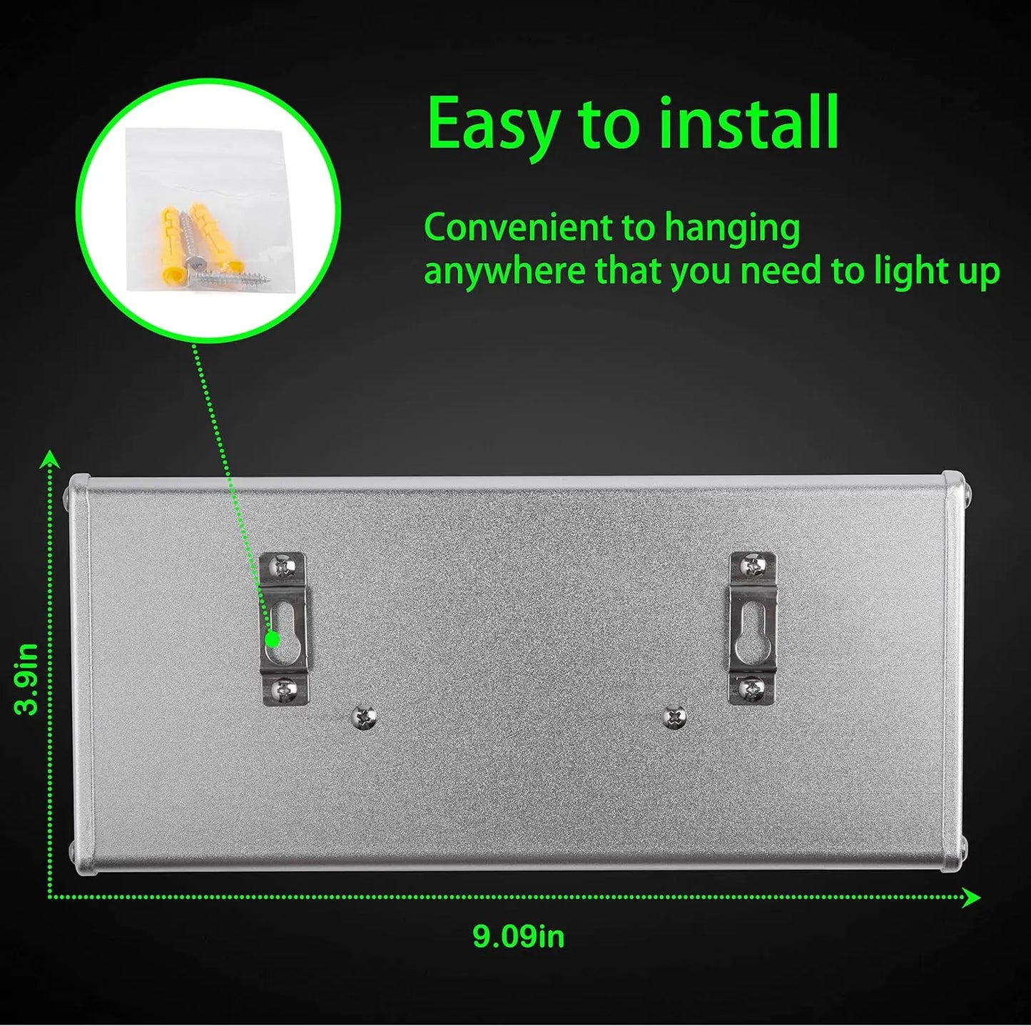 Solar Lights Outdoor 1100LM Sunlight with PIR Motion Sensor Waterproof 46LED Light Garden Wireless Aluminum Wall Led Lighting