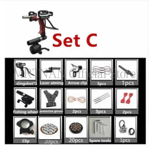 Green/Red Laser Slingshot Black Red Hunting Bow Slingshot Fishing Outdoor Powerful Slingshot Catapult Slingshot Shooting Caza