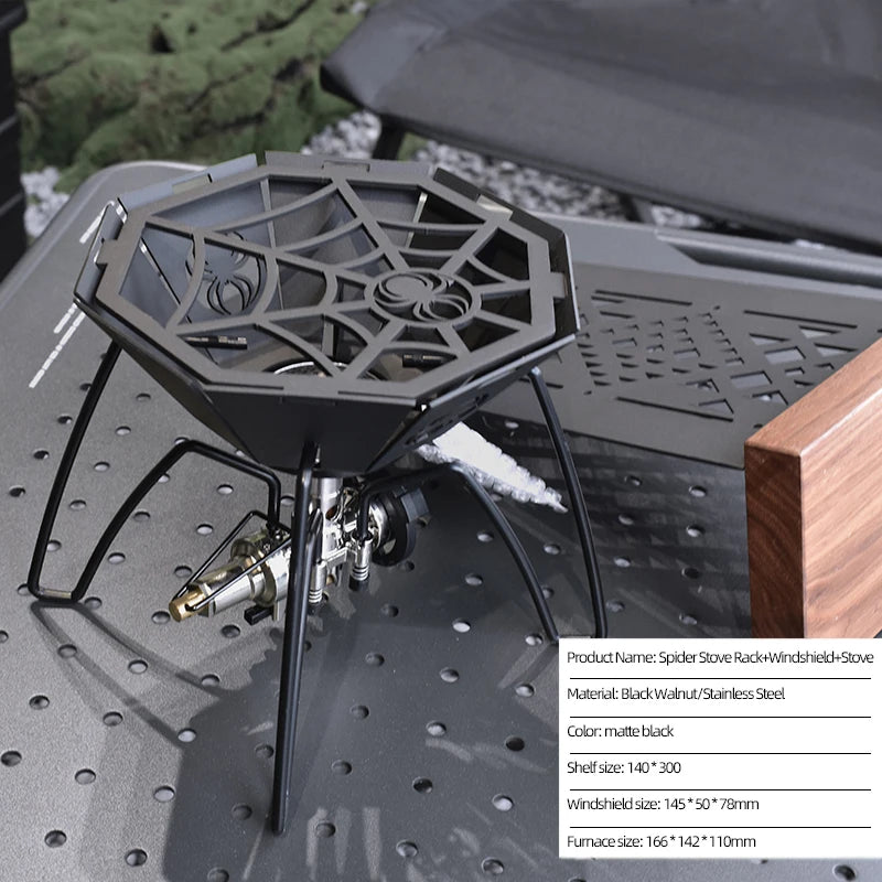 StormDragon camping gas stove accessories black portable outdoor stove, Soto stove set gas stove bracket SOTO-310 spider stove