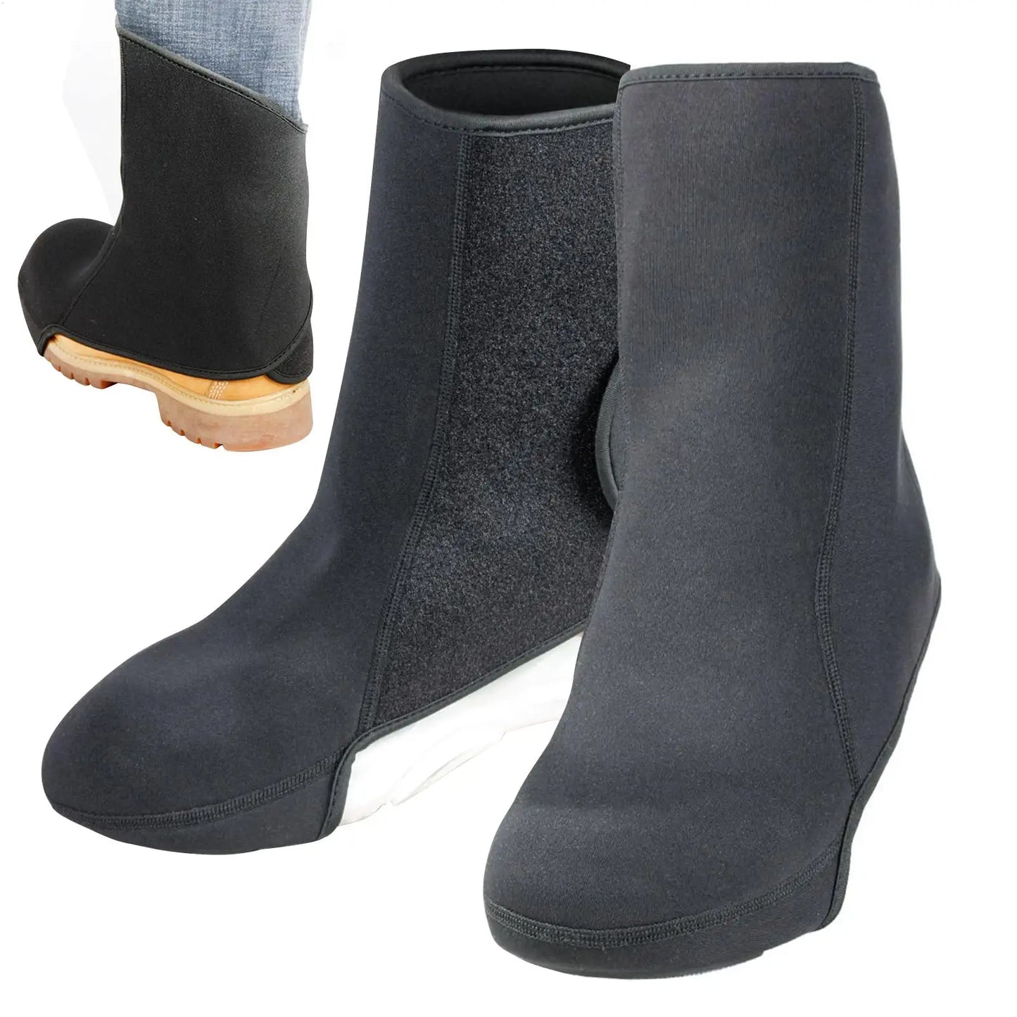 Waterproof Cycling Shoe Covers Thermal Motorcycle Rain Boot Covers Outdoor Supplies for Performance Winter Recreational Riders