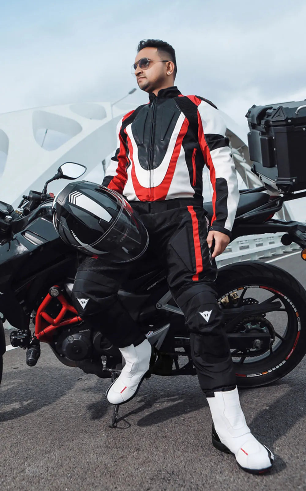 Men Motorcycle Boots Outdoor Waterproof Motocross Riding Boot Anti-Slip Motos Shoes High Quality Men's Motorcycle Shoes JC666