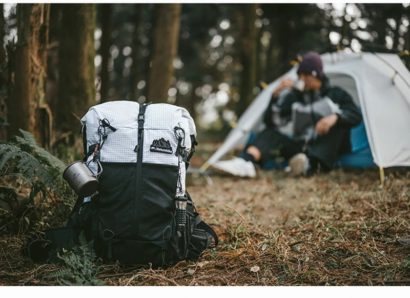 Naturehike Helium 30l Lightweight Outdoor Backpack Waterproof Breathable Hiking Camping Sports Climbing Bag With Water Bag Hole