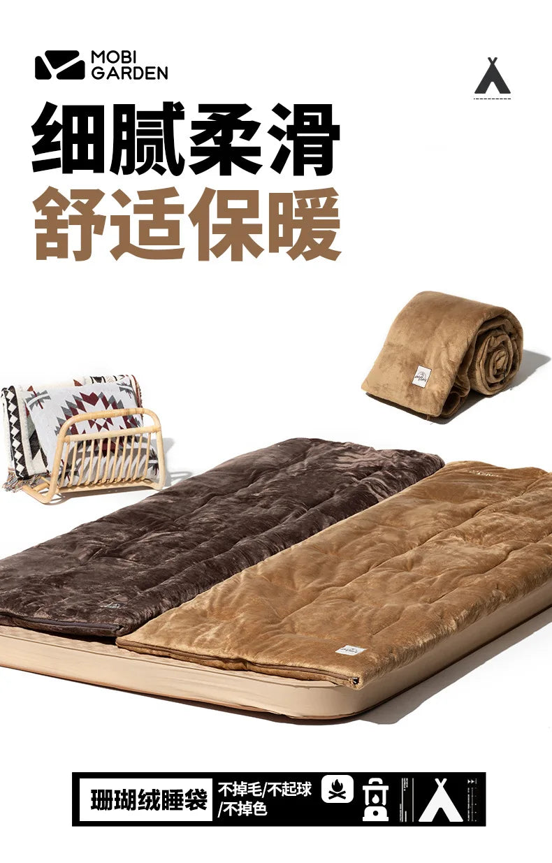 Outdoor Adventure Sleeping Bag For Camping Hiking Waterproof Warm Ultralight Portable Envelope Equipment