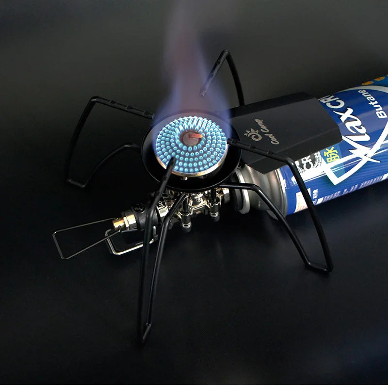 Windproof and Anti-Scald Camping Stove  Outdoor Tourist Burner Parts  Spider Stove  Backpack  Hiking Gas Furnace