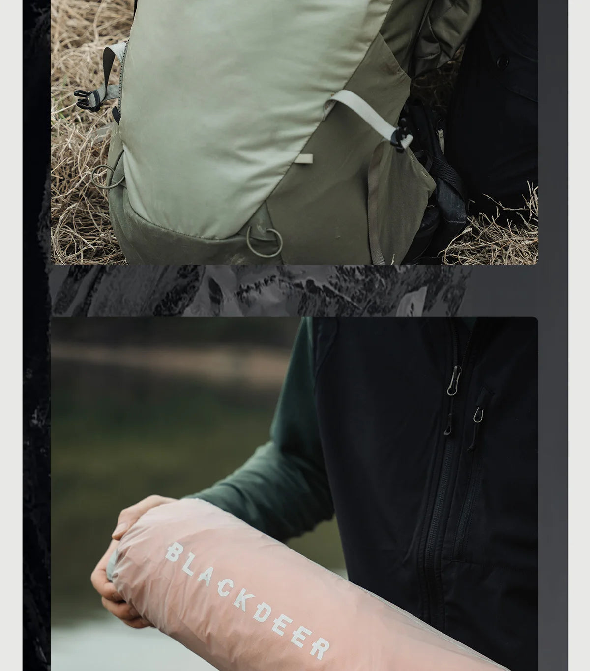 BLACKDEER Nova Camping Tent 1 Person Ultralight Tent Nylon Silicone Coated Waterproof Hiking Backpacking Outdoor DAC Pole 1.08kg