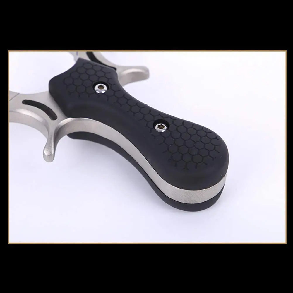 Hunting Catapult for Outdoor Exercise Slingshots for Adults with 3 Rubber Bands Fiber Optic Sight Sling Shot Accurate Shooting