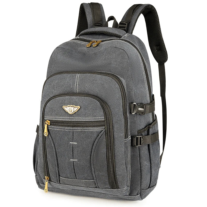 55L 70L Canvas Sports Backpack Men Outdoor Hiking Camping Travel Bag Luggage Rucksack Large Capacity Climbing Tactical Backpack