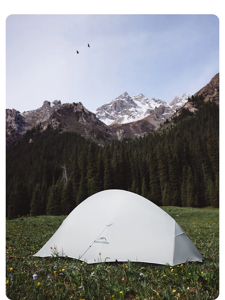 Naturehike Cloud Up UL Tent 1 and 2 People Ultralight Hiking Tent Outdoor Camping Hiking Travel tent Equipment CNK2450WS017