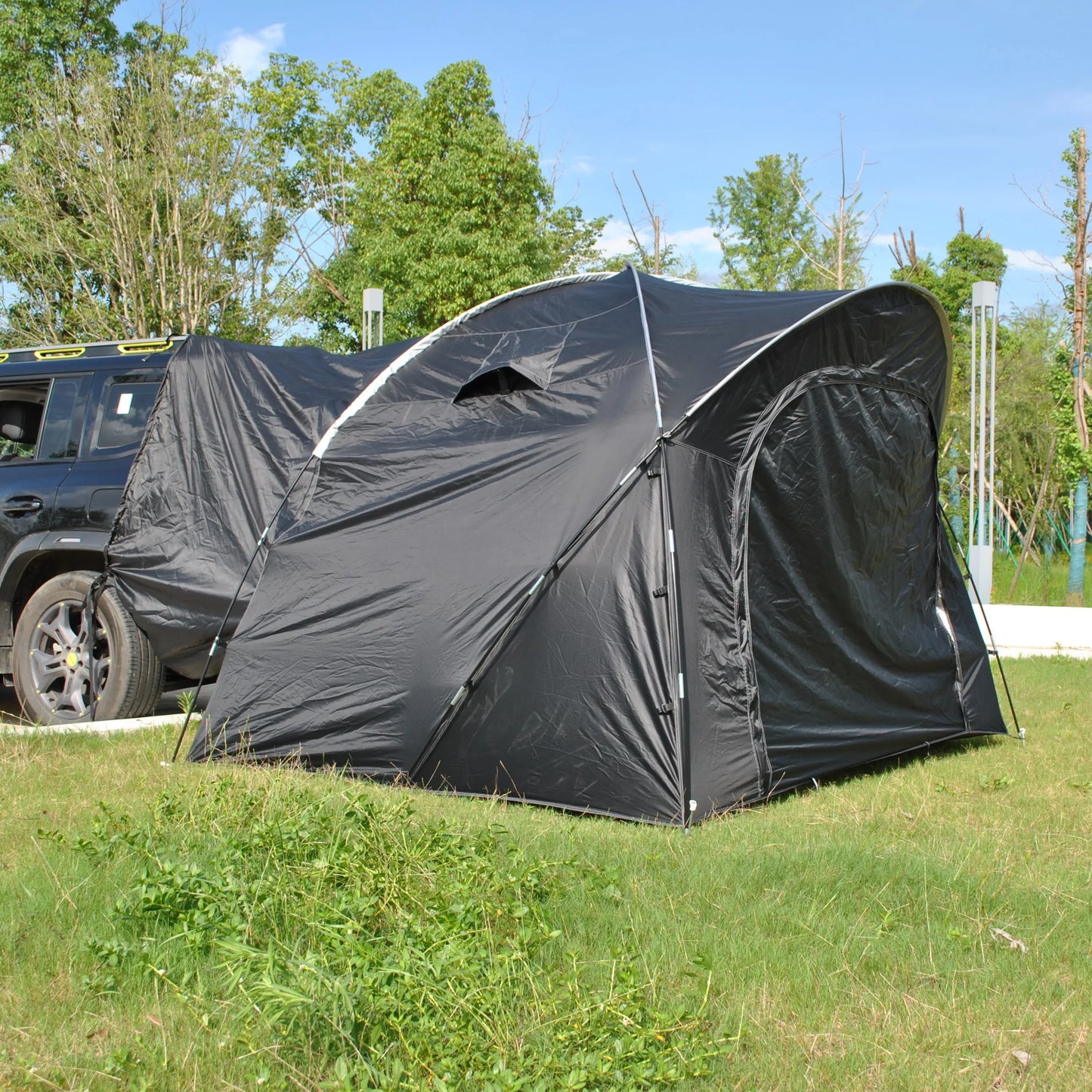 6 Person SUV Tent for Camping Double Layer PU3000mm Waterproof UPF 50+ UV Protection Electric Vehicle Car Tent Multi-use