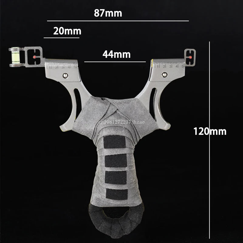 High Precision Shooting Sling Shot Stainless Steel Slingshot Powerful Sling Outdoor Flat Rubber Band Catapult Sports Accessories