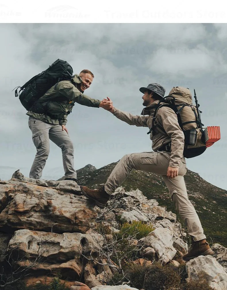 Naturehike Hiking Backpack Waterproof 70L + 5L Lightweight Mountaineering Hiking Outdoor Camping Trekking Bag with Rain Cover