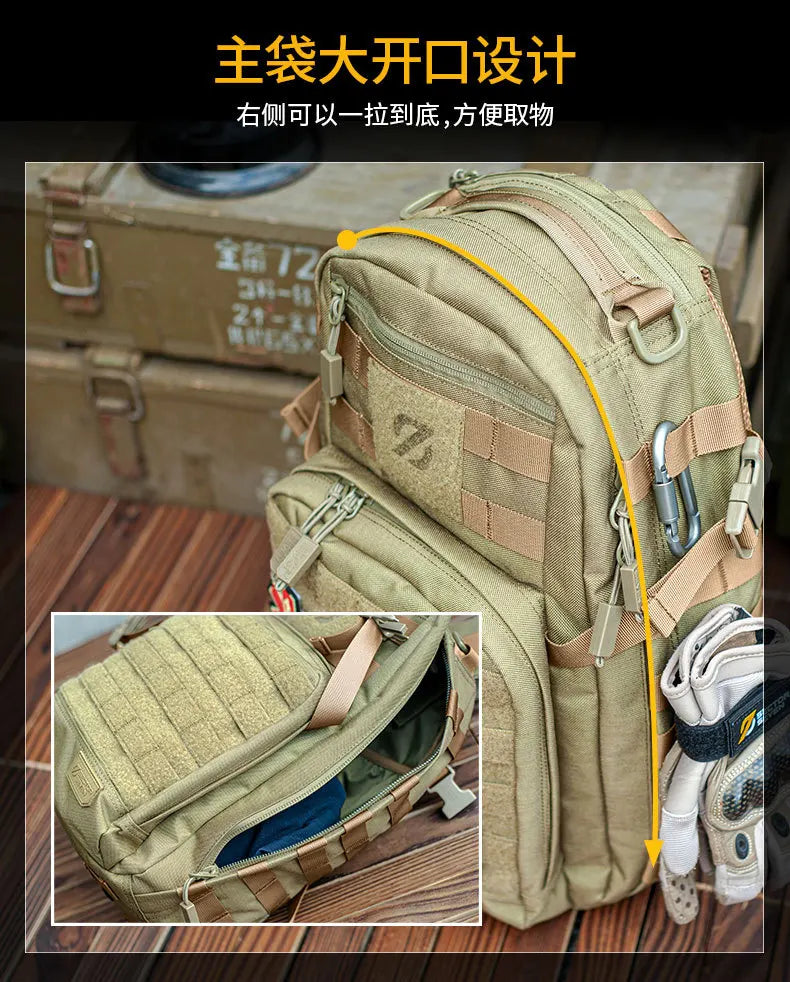 New Outdoor Mountaineering Army Fans Tactical Equipment Pack 24-hour Multi Functional Assault Action Backpack