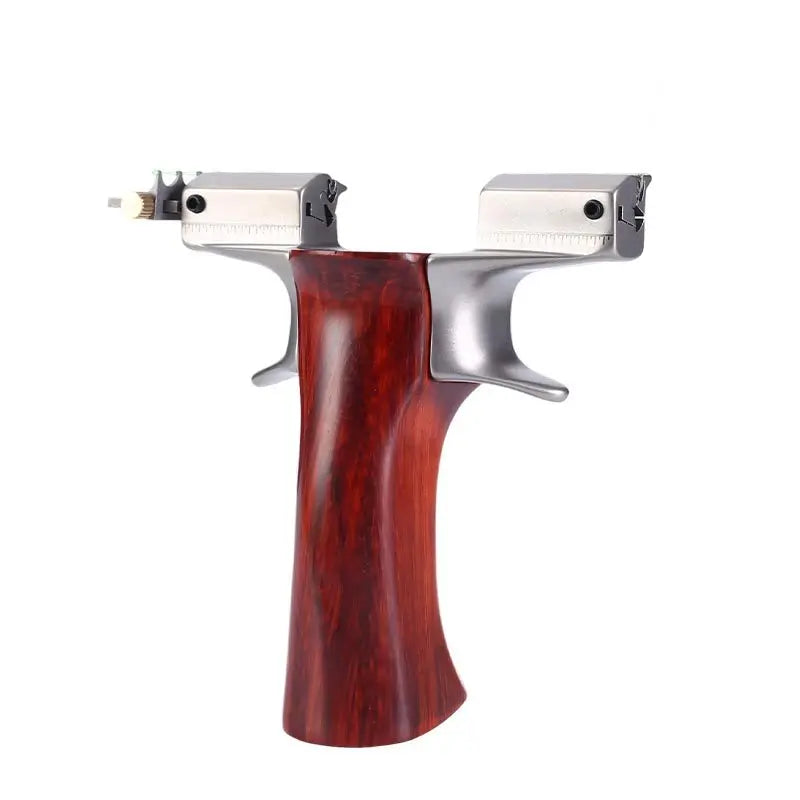 Powerful Dragon Tooth Slingshot Outdoor Competition Actual Combat Quick Pressure Concealed Buckle Catapult With Flat Leather