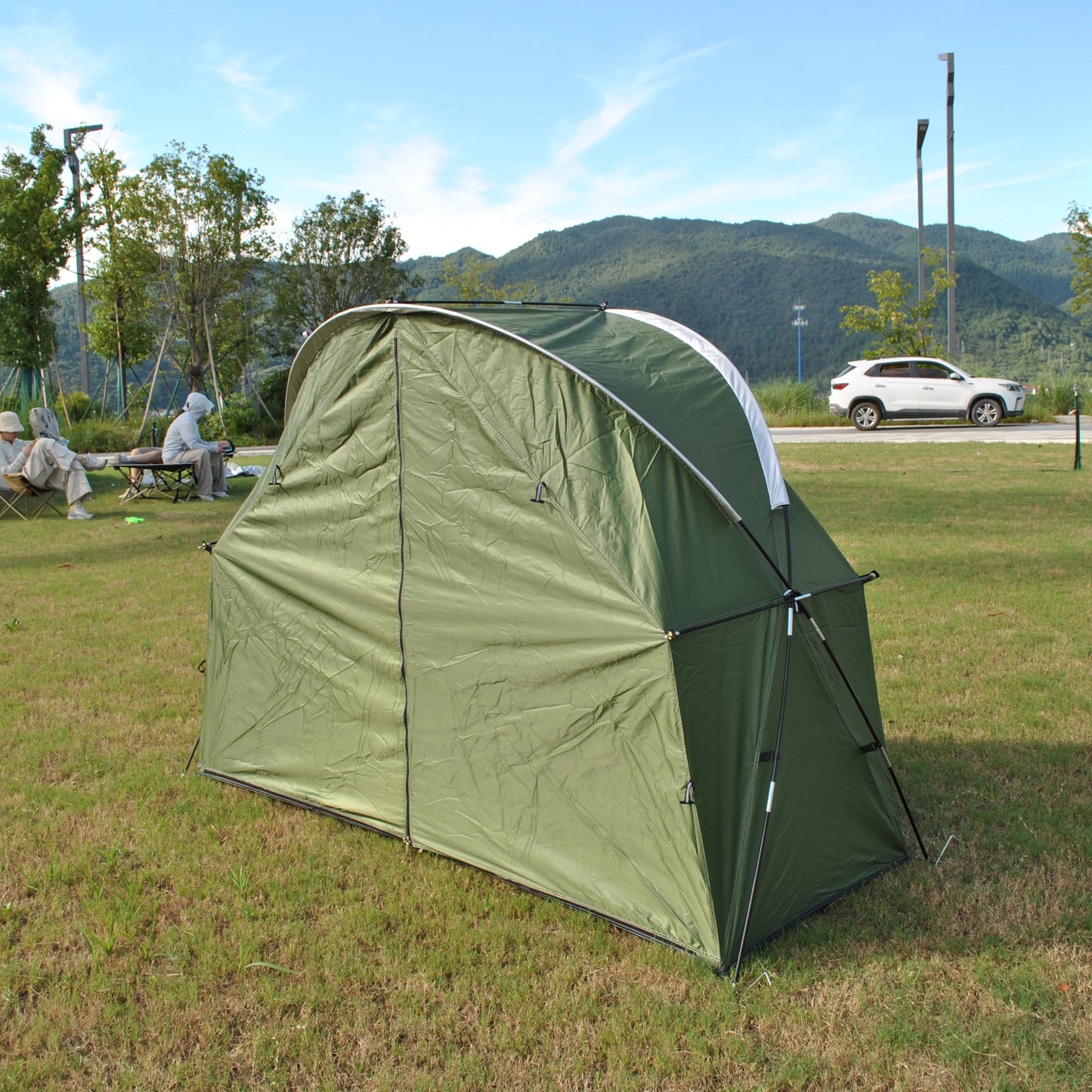 4-in-1 Camping Cot Tent, Backpacking 1 Person Camping Tent, Tent Cot Folding Off the Ground Tent,Fishing Tent,Excluding bed