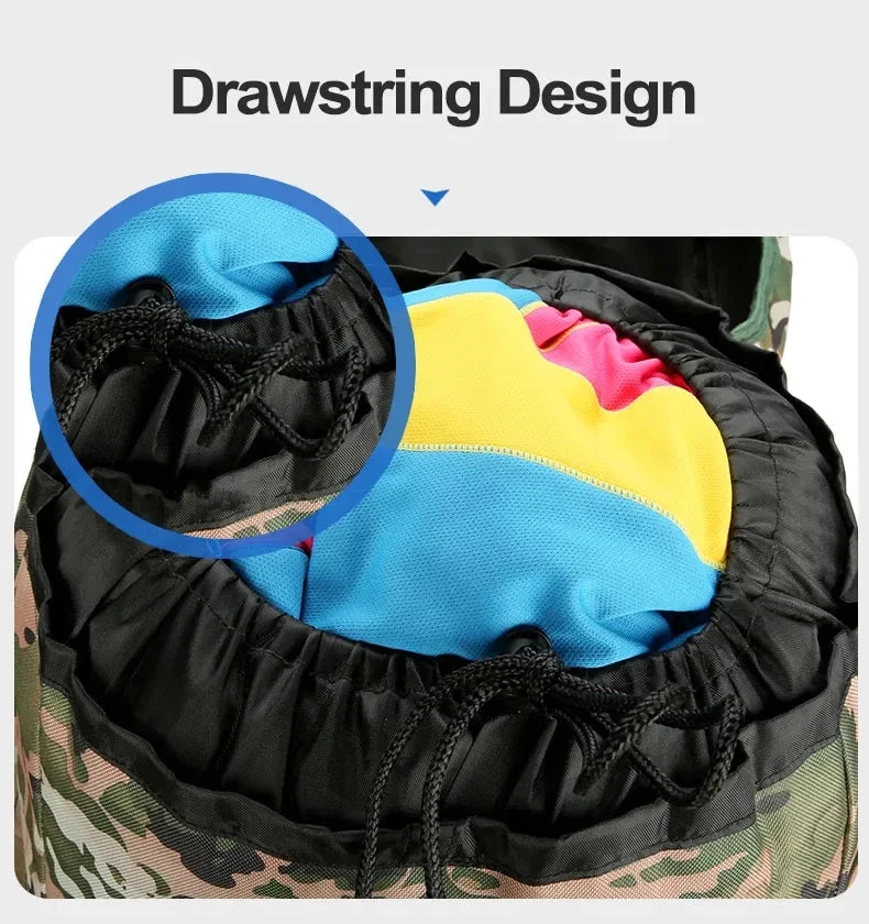 90L Travel Bag Camping Backpack Tactical Hiking Climbing Bags Mountaineering Large Sport Knapsack Outdoor Men Luggage Rucksack