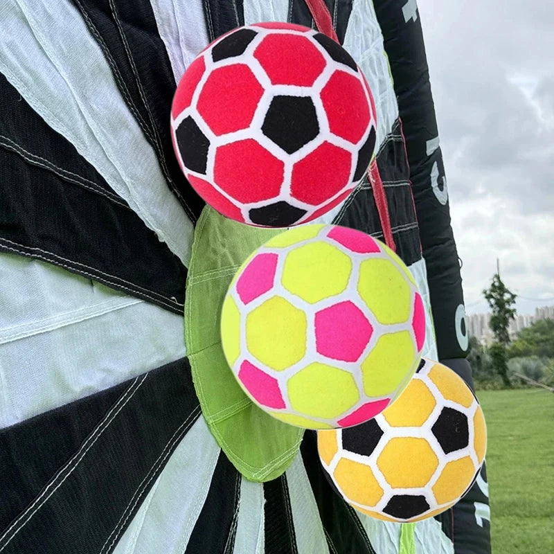 1 Pc Sticky Soccer Ball For Foot Kick Dart Games, Soccer Darts, Felt Soccer Ball,For Outdoor Inflatable Football Target Board