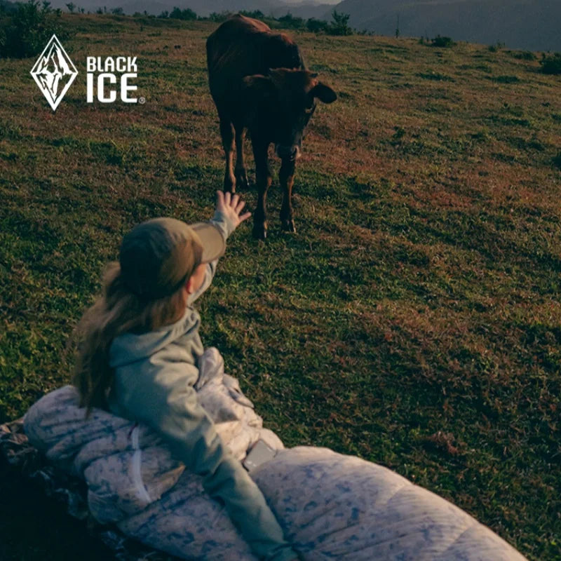 Black Ice Z-series 800FP Outdoor Camping Sleeping Bag Ultralight Coldproof Mummy Goose Down Tent Thickness Sleeping Bag