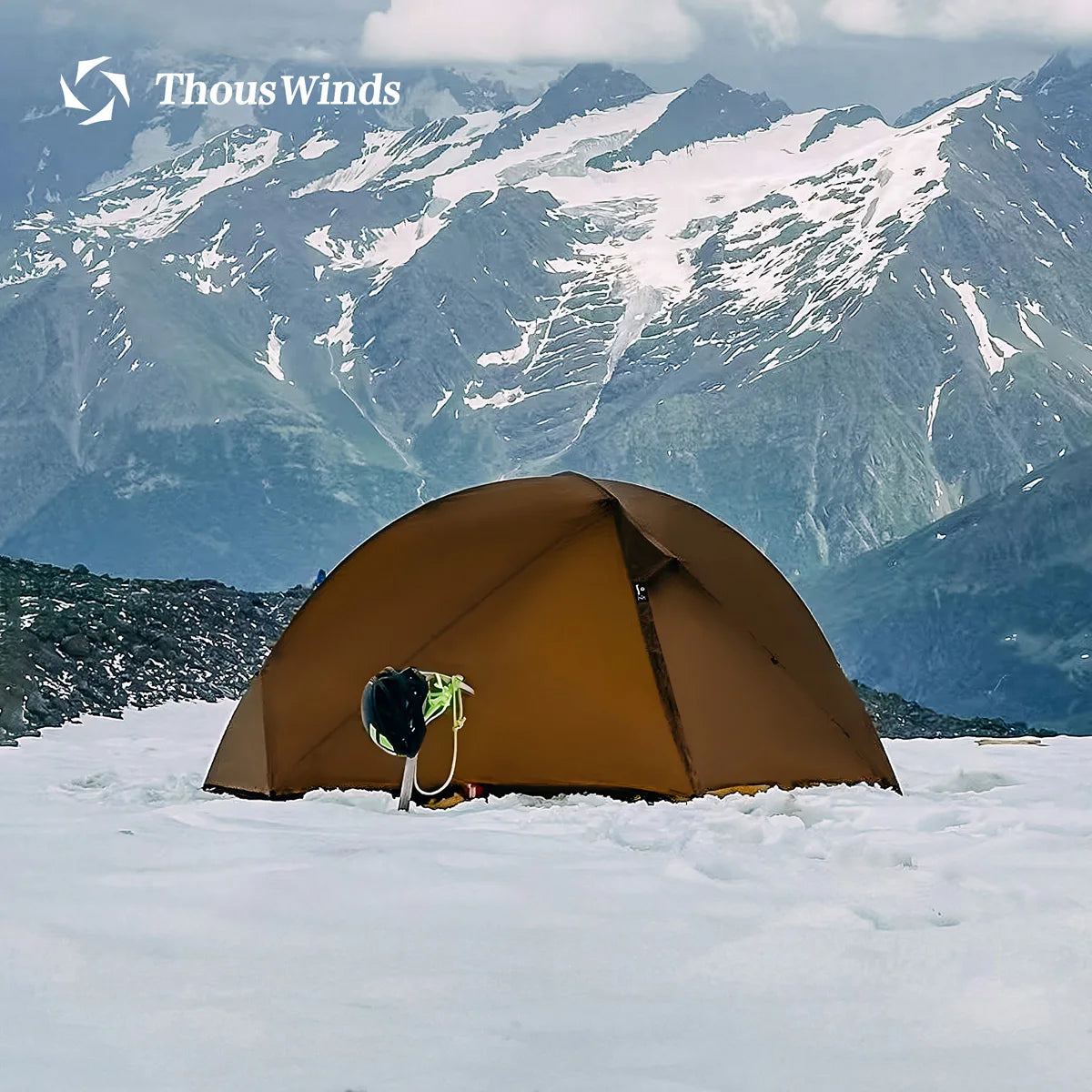 Thous Winds SGR 1-Person Backpacking Tent, 3-Season Ultralight Hiking Tent, 15D Nylon Ripstop Both Side Silicon Camping Tent