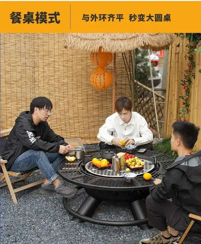 CX010AJ Modern High Quality Barbecue grill, household wood heater, patio, villa campfire, fireplace table, charcoal brazier