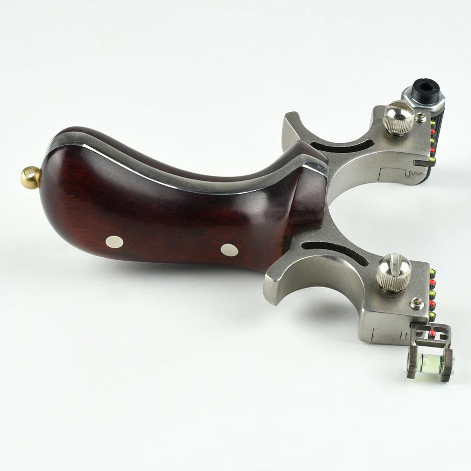 304 Stainless Steel Slingsshots High-precision Laser Aiming Slingshot Outdoor Hunting Catapult Practice Shooting Accessories