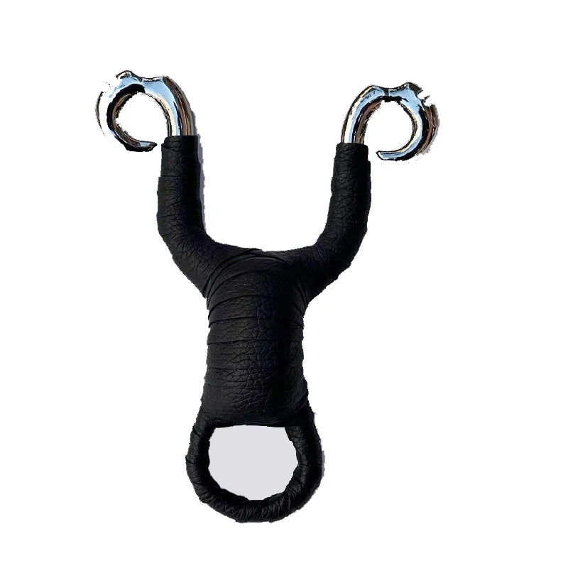 Powerful Hunting Slingshot Catapult Brass Pro Metal Slingshot with 3 Slingshot Bands 50pcs Slingshot Ammo Good Gift