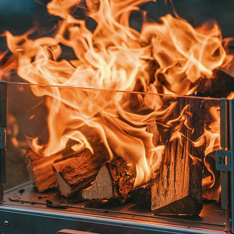 Naturehike Portable Camping Tent Stove glass-ceramic Outdoor Fire Wood Heaters Quick Assemble Backpacking Hiking Burned Stove