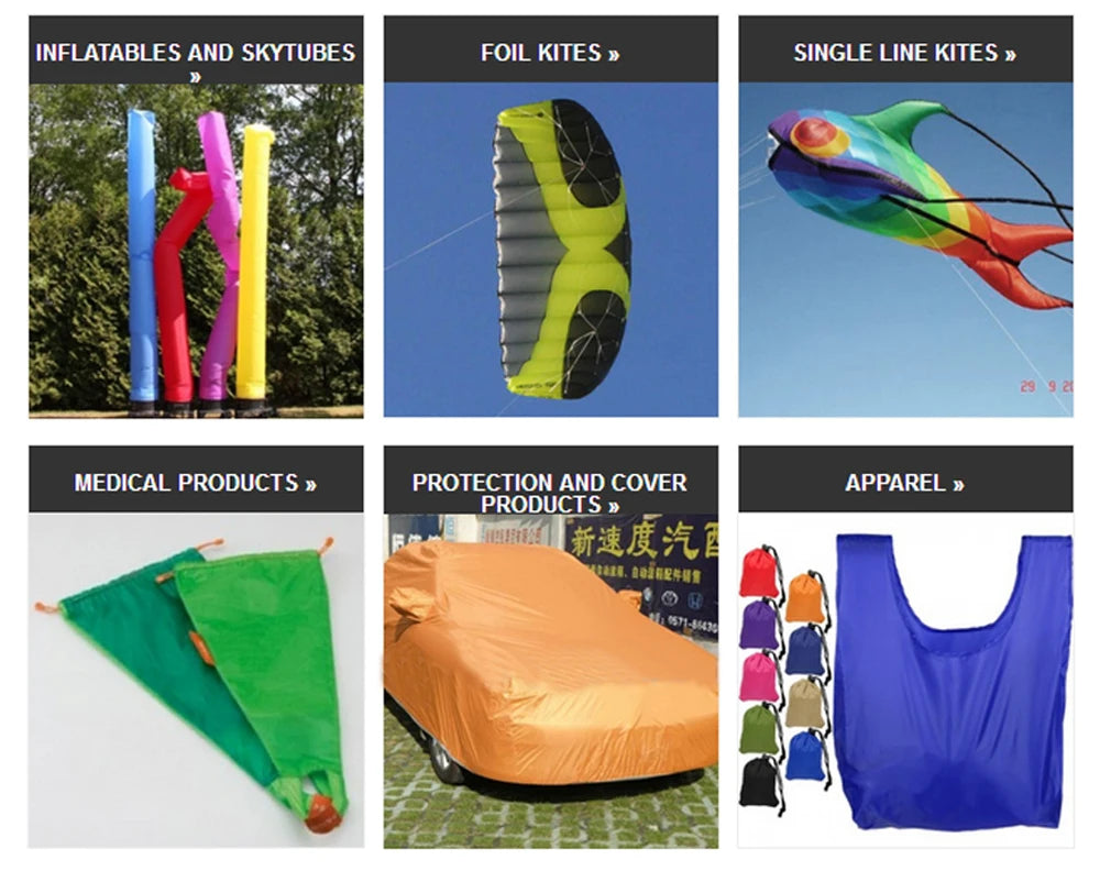 10 Meters Ripstop Nylon Kite Fabric Water Repellent Outdoor Fabric PU Coated Bag Banner Making Cloth Tent Tarp Cover Stuff Sack