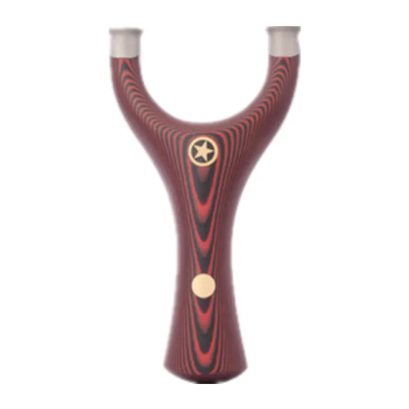 Powerful Titanium Steel + G10 Patch Slingshot Set Smooth Support Head Five-star Catapult Hunting Bow Outdoor Shooting Sport Tool