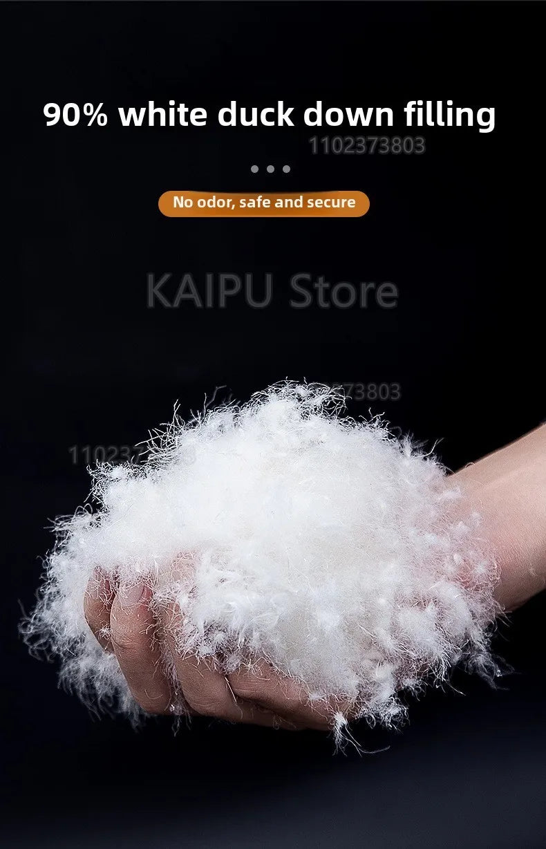 White duck down mummy down sleeping bag adult outdoor camping winter thickened cold minus 30 degrees Sleeping Bags