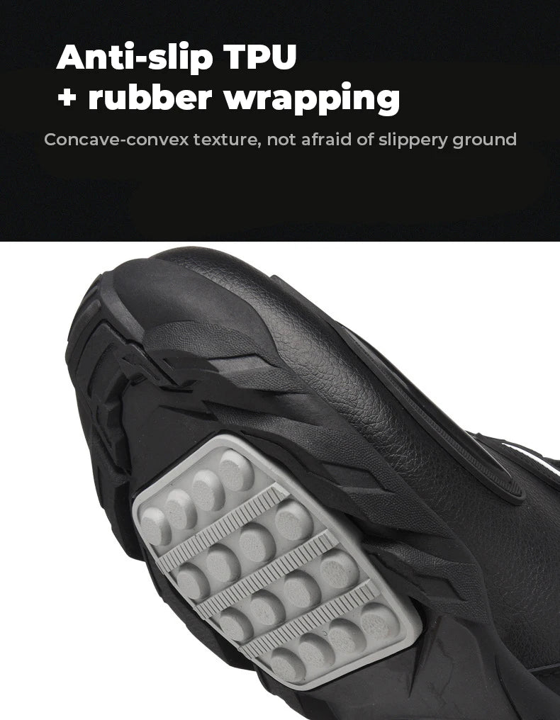 Motorcycle Men Boots Racing Shoes Riding Breathable Soft Boots Durable Off-road Motorbike Anti-kick protection Black Equipment