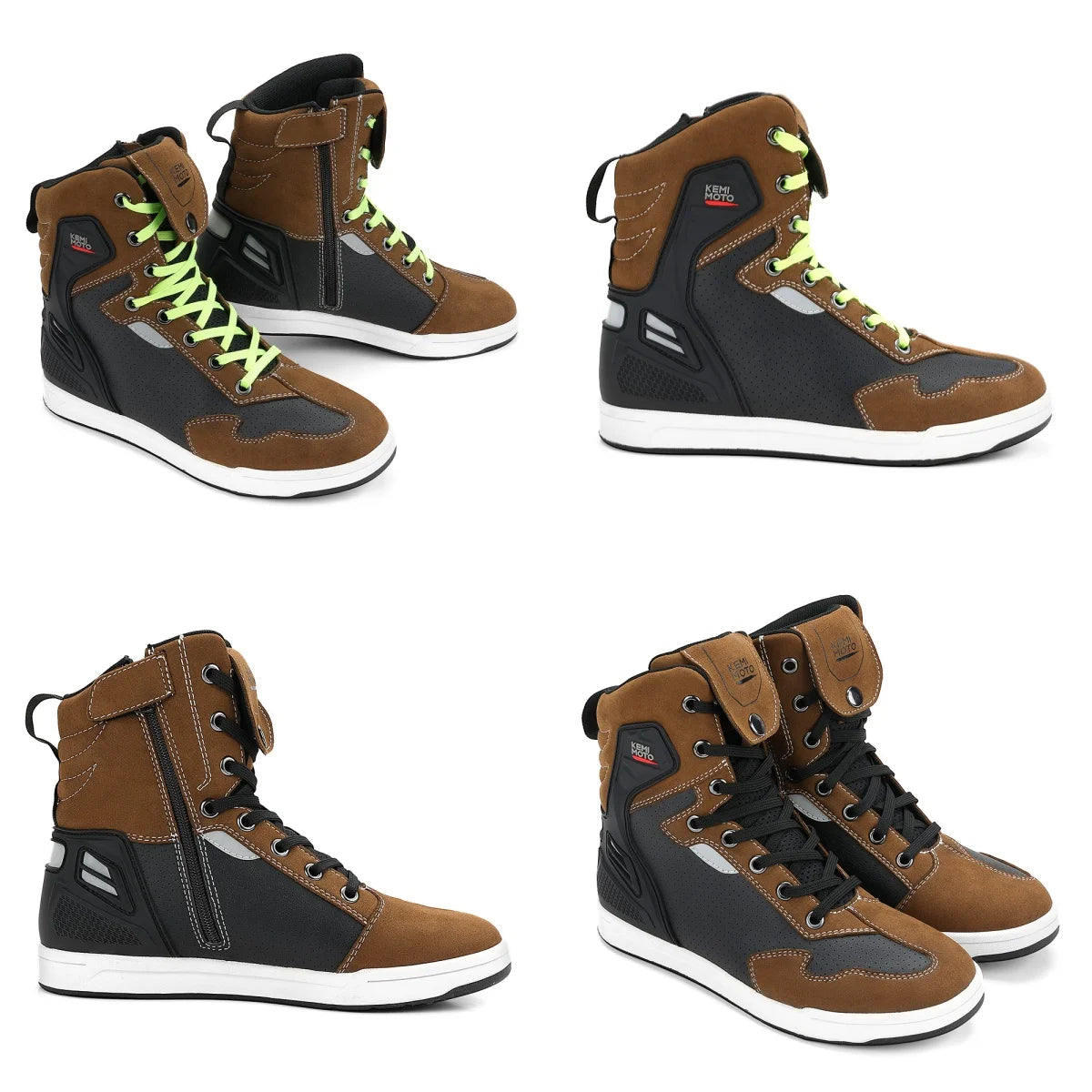 Motorcycle Boots Men High-top Shoes Summer Professional Riding Casual Anti-collision Anti-slip Cycling Protection Equipments