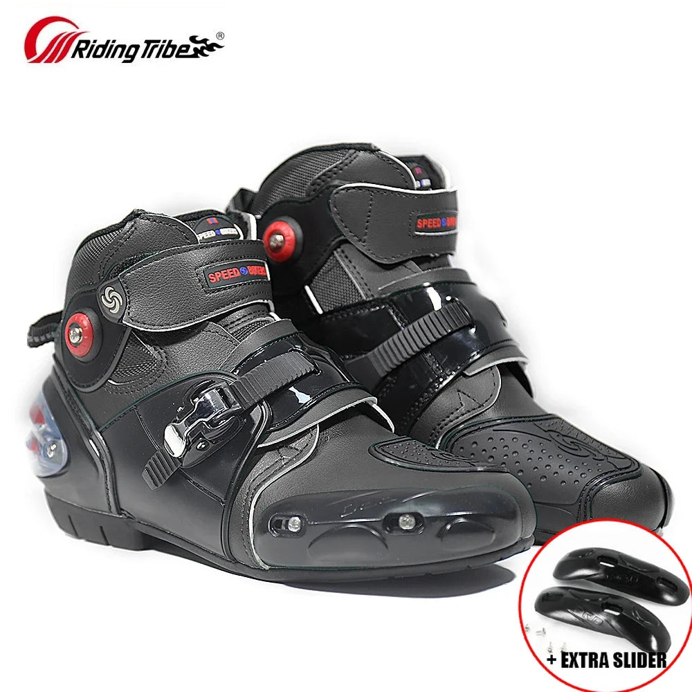 Riding Tribe Motorcycle Boots Motorcycle Riding Anti-fall Shoes Cycling Equipment Wear-resistant Men's Boots Multicolor Shoes