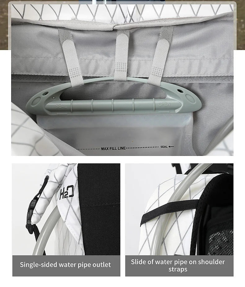 40L hiking bag outdoor backpacking hiking backpack outdoor hiking bag waterproof and breathable shoulder-lined backpack