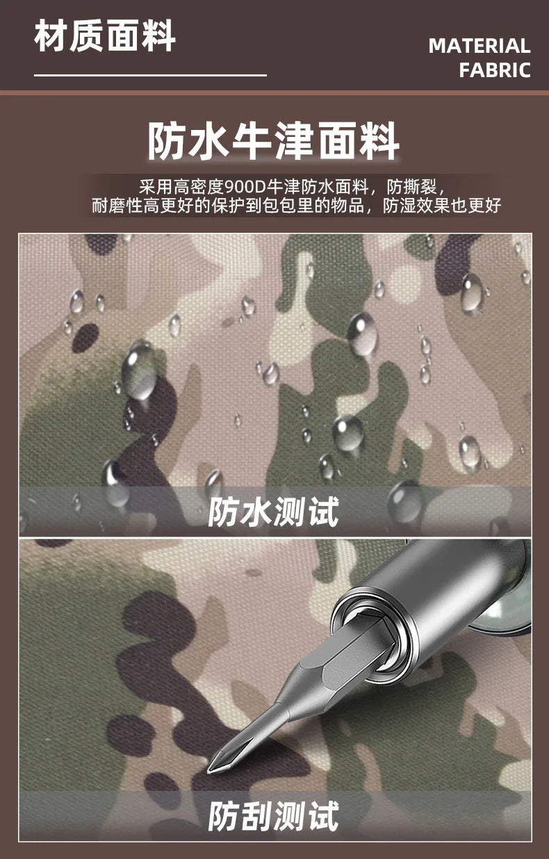 50L 1000D Nylon Waterproof Tactical Military Backpack 3 Day Assault Pack Molle Bag Outdoor Hiking Climbing Camping Army Rucksack