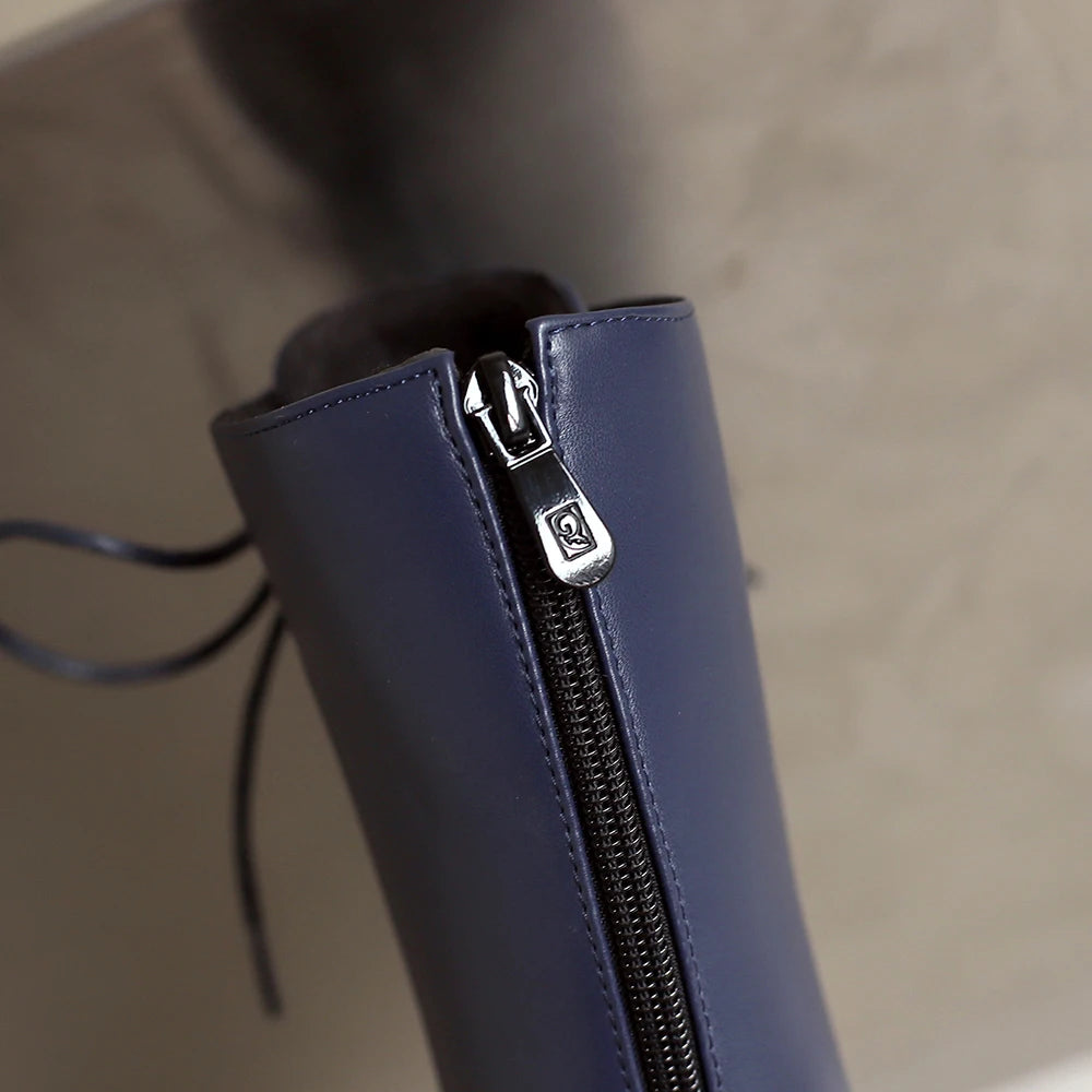 Women Punk Style Lace-Up Ankle Boots Belt Buckle Platform High Heels Short Boot Female White Autumn Winter Round Toe Shoes 2025