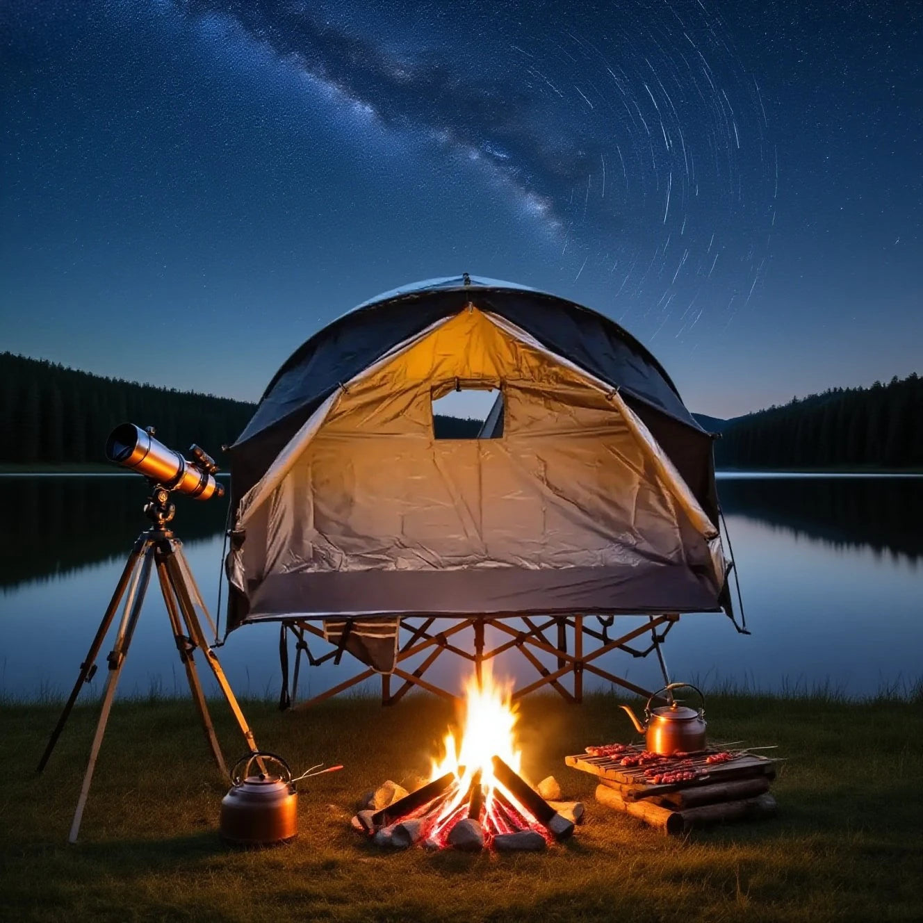 Breathable Mesh Tent for Backpacking - 1 Person All-Mesh Insect-Proof Camping Tent with Enhanced Airflow, Portable Sleep Shelter