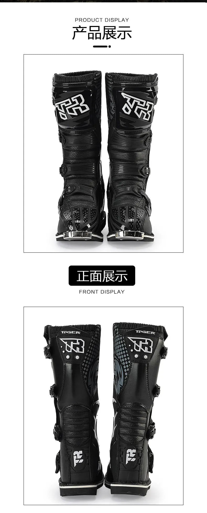 Motocross Enduro Professional Racing Boots Motorcycle Off-road Bottas Motorboat Shoes ATV MTB Motorcycle Long Racing Boots