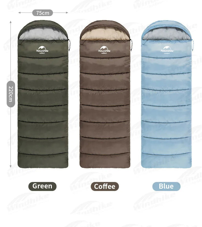 Naturehike Sleeping Bag Hollow Cotton Quilt Ultralight Winter Envelope Sleeping Bag for Adult Outdoor Camping Travel Lightweight