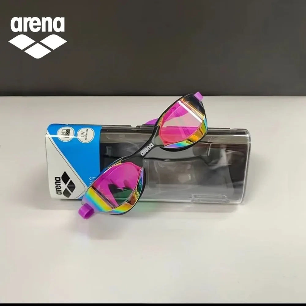 Arena HD Electroplated Swimming Goggles High Transparency Lenses Professional Racing Gear Unisex Swimming Goggles