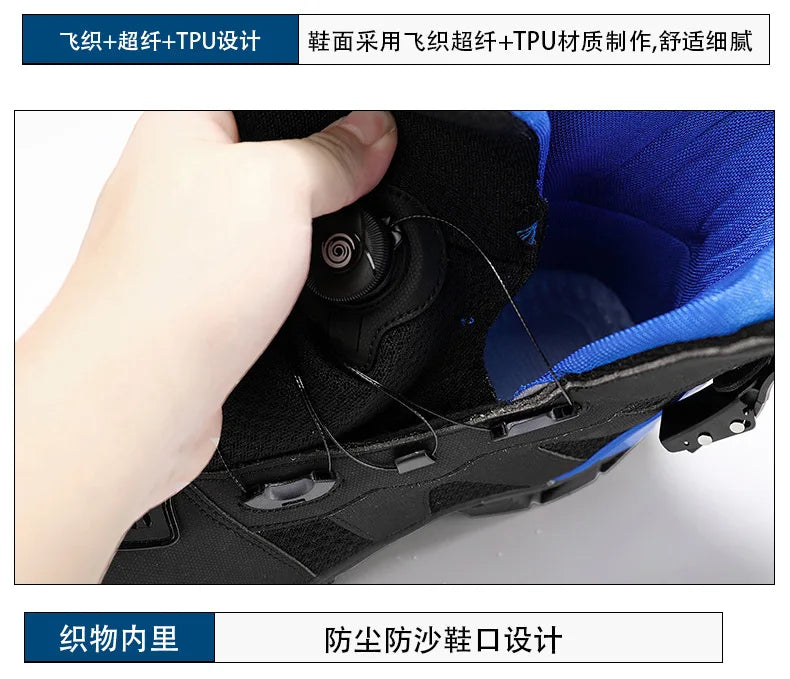 Motorcycle Boots Men's Mid-Calf Motocross Races Protective Boots Outdoor Breathable Non Slip Motos Sports Shoes Botas Moto Hombr