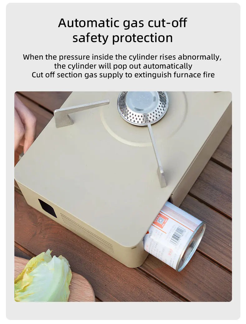 BLACKDEER Outdoor Cassette Barbecue Grill Camping Picnic Gas Heating Stove Oven Furnace Cooktop Roasting Plate Pan BBQ Burner