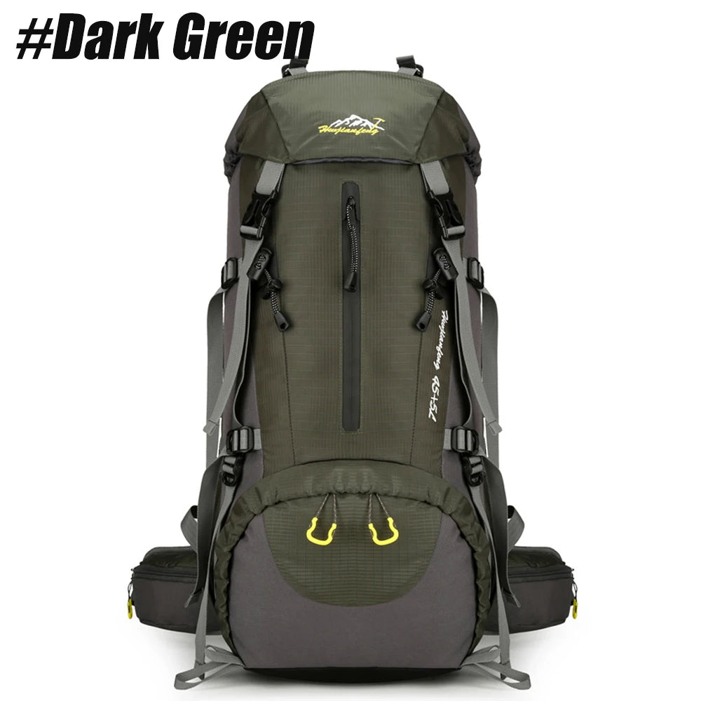 50L Hiking Backpack Men Women, Large Backpack Packs, Waterproof Camping Backpacks Bag, Camping Essentials for Trekking Travel