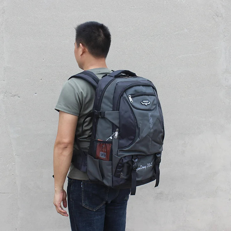 70L 85L Waterproof Hiking Backpack Large Capacity Outdoor Climbing Sports Bag Men Women Travel Mountaineering Luggage Rucksack