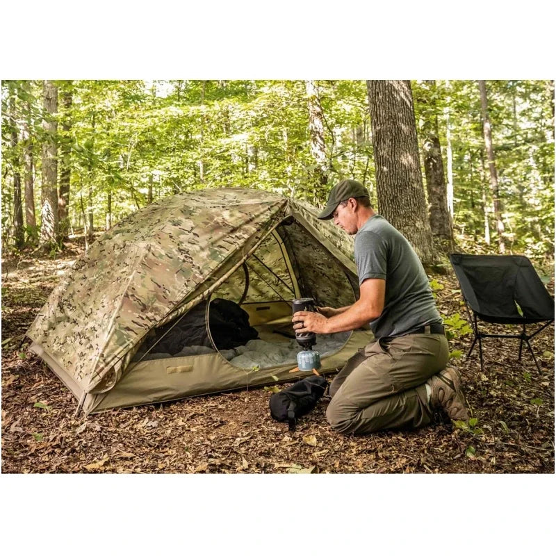 Ultra-Lightweight 1.8KG Military Tent Waterproof Windproof Quick Setup Backpack Tent for Camping Hiking Beach Backpacking