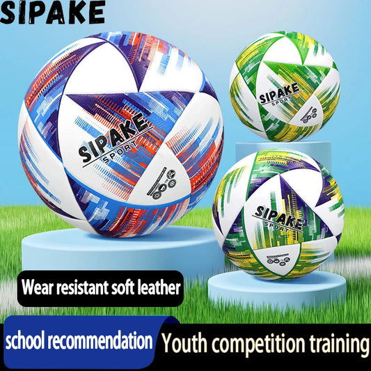 SIPAKE High Quality Size 5 Soccer Ball Official PU Seamless Wear Resistant Outdoor League Sports Football Training MatchFootball