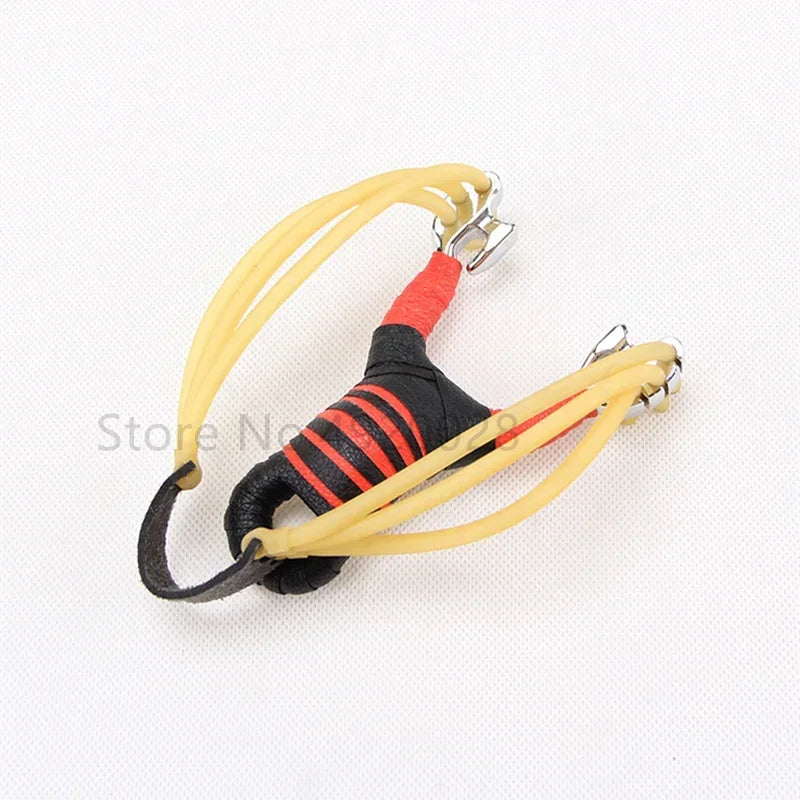 Outdoor Shooting Alloy Slingshot Card Ball Rrubber Band Outdoor Hunting Sling Shot Competition Slingshot Catapult Game Toys